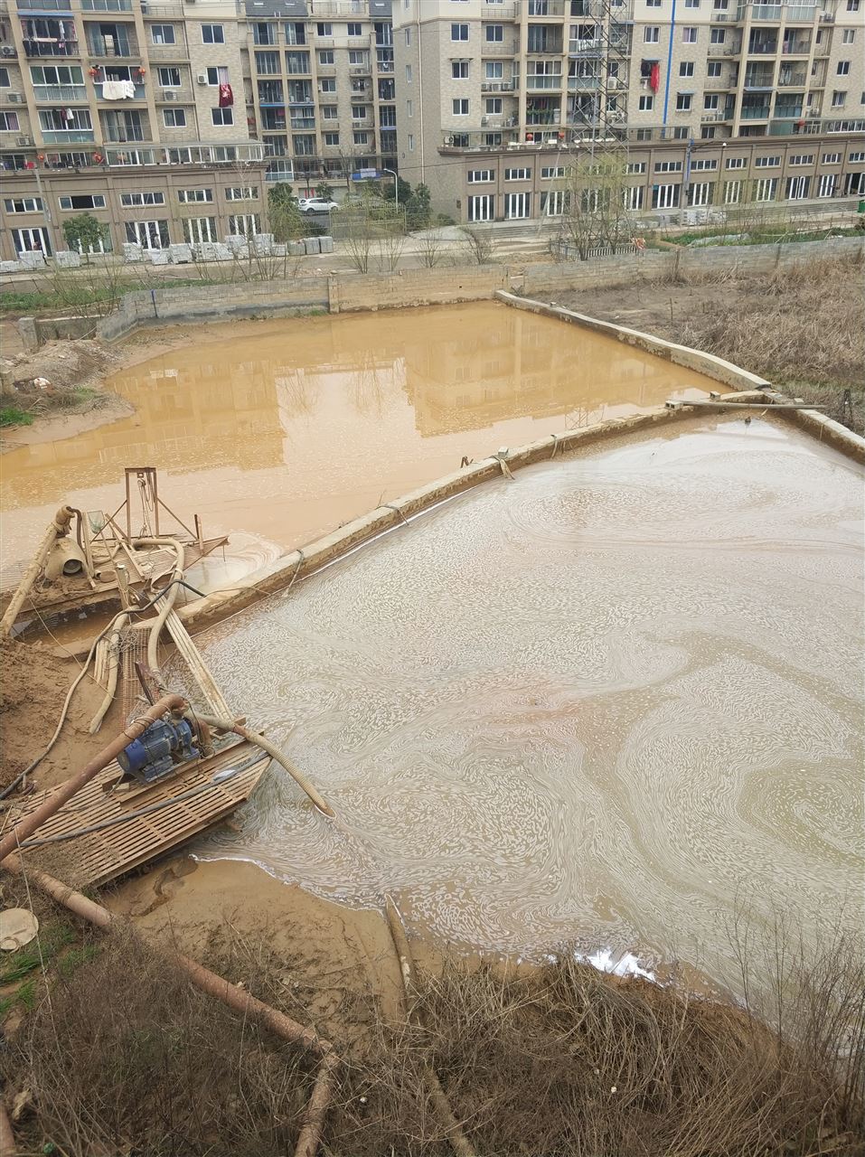 肇东沉淀池淤泥清理-厂区废水池淤泥清淤
