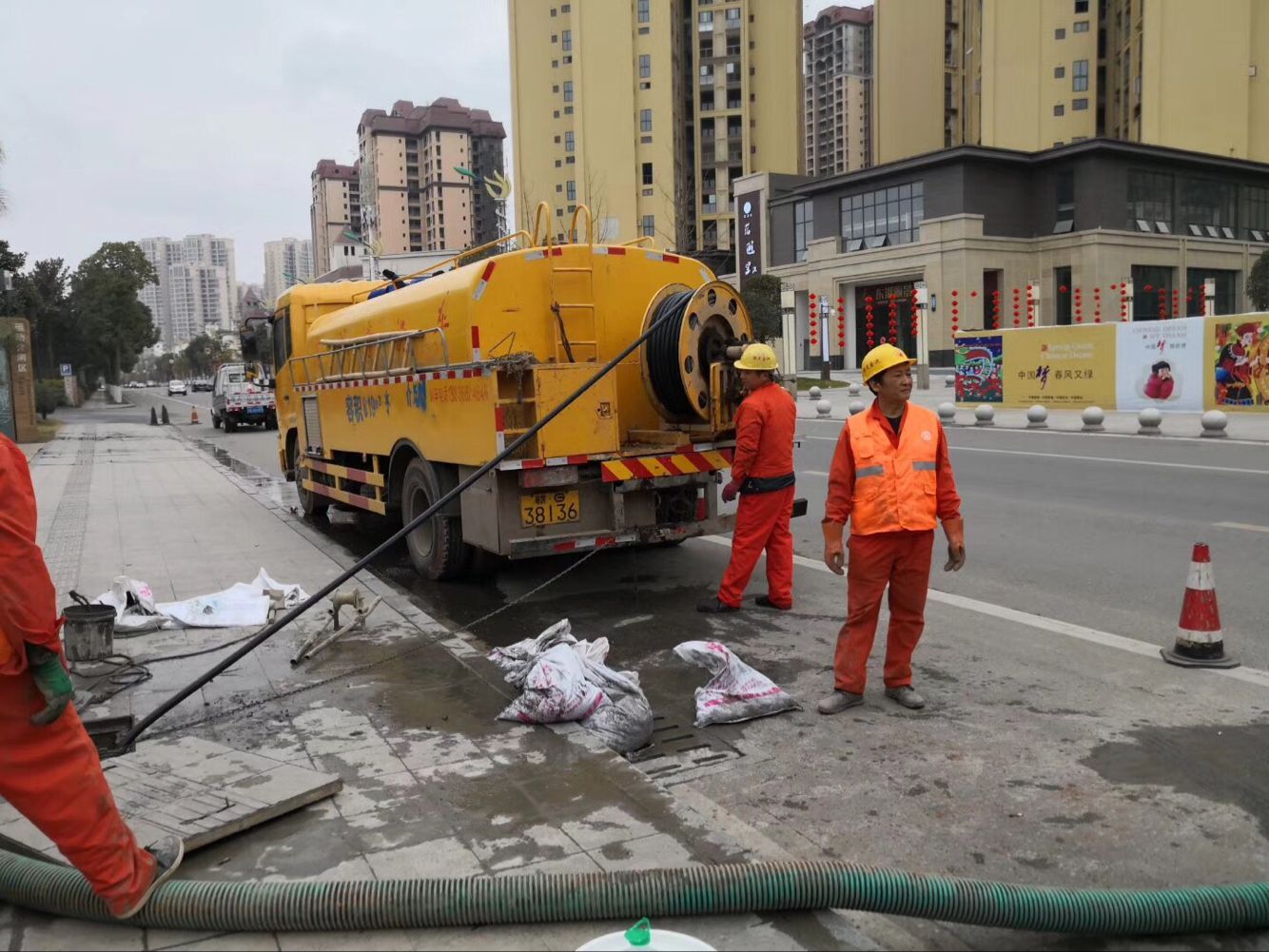 肇东排污管道清淤-管道清洗